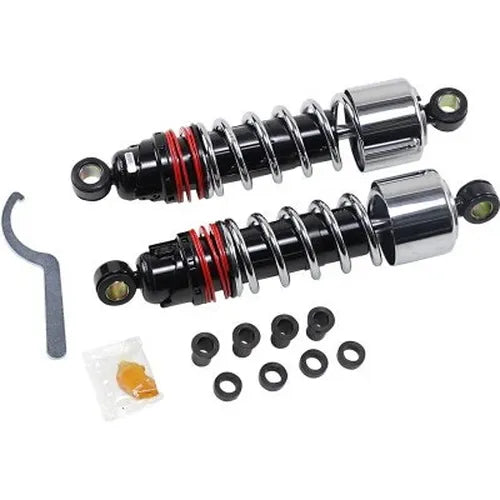 Burly Brand Slammer Plus Shocks 11.5in - Chrome