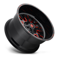 ~(41 lbs. 21X21X12)~ STROKE 18x9 5x114.30/5x127.00 GLOSS BLACK RED TINTED CLEAR (1 mm)