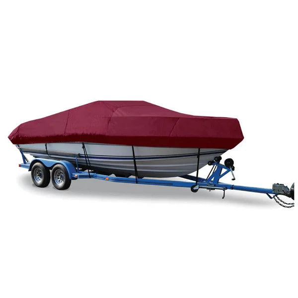 HOT SHOT BOAT COVERVHULL FISHFTN SKI 18FT5X19FT4X 96FT OB PTMCRANBERRY