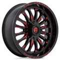 D822 20X7 4X137 G-BLK MILL-RED 13MM