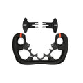 Open Top GT Car Steering Wheel 13in Black