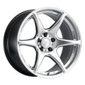 Aluminum Wheels 18x9.5 Tandem K11S Hyper Silver 5x100 Bolt Pattern 22 Offset Kansei Wheels