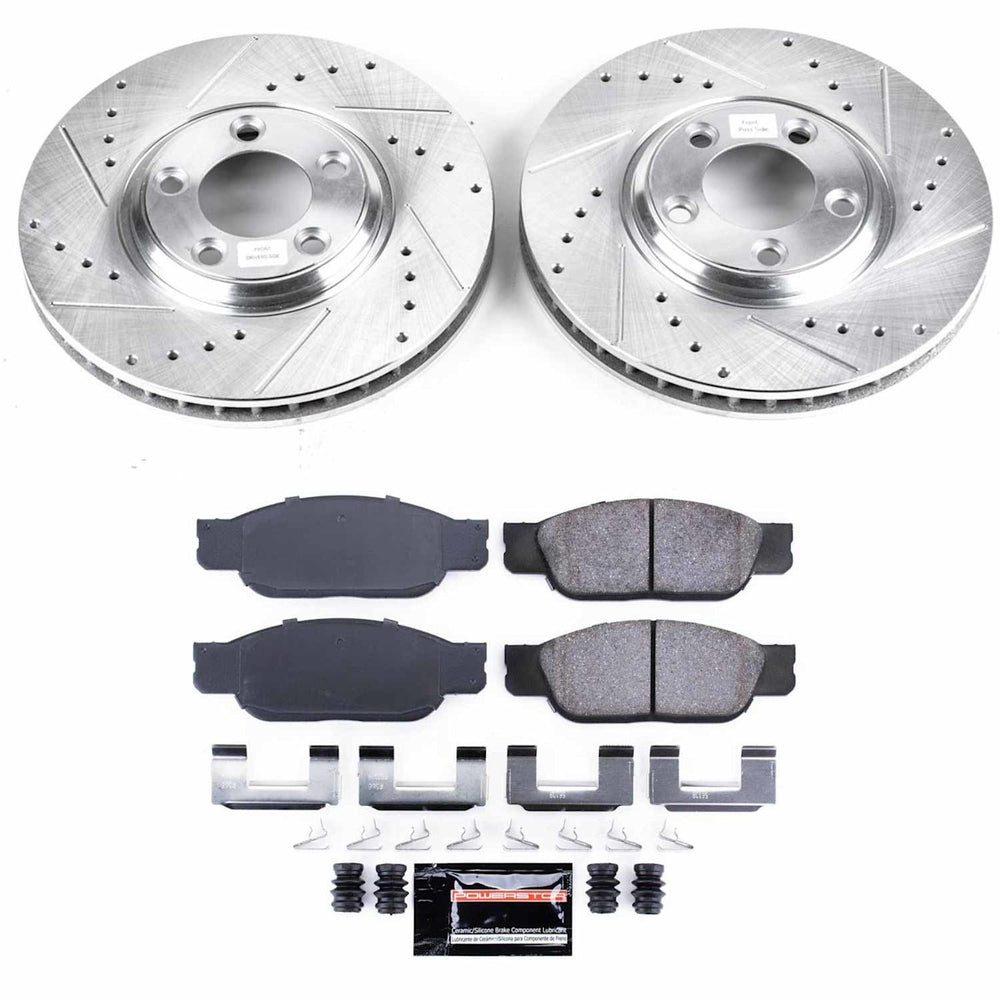 Power Stop 02-05 Ford Thunderbird Front & Rear Z23 Evolution Sport Brake Kit
