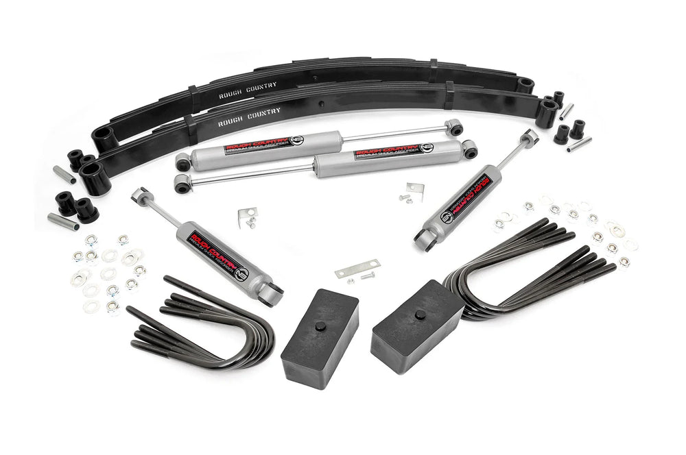 2x 8000 1x 23292 1x 23274 1x 7560 1x 6512 2 Inch Lift Kit Rear Blocks Chevy GMC C20 K20 C25 K25 Truck (73-76)