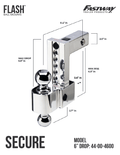 FLASH 10" HD SECURE LOCKING 2.5" SH