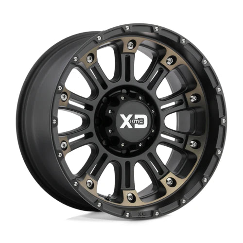 HOSS 2 22X12 8X165.10 SATIN BLACK M