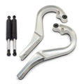 Billet Trunk Hinges Polished