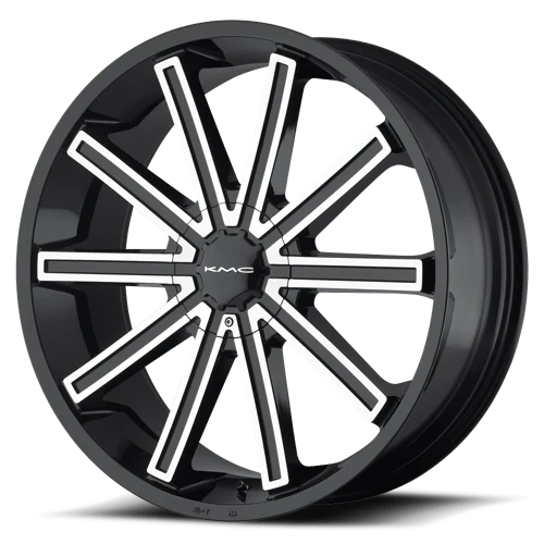 NERVE 24x9 Blank GLOSS BLACK MACHINED (38 mm)