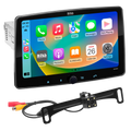 APPLE CARPLAY & ANDROID AUTO CAR MULTIMEDIA PLAYER W/ 9IN TOUCHSCREEN SINGLE DIN
