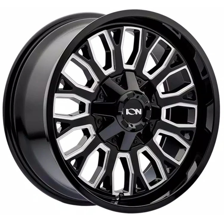 ION 152 GLOSS BLACK MILLED 20X9 8-165.1 0MM 125.2MM