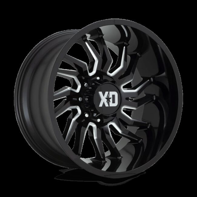 TENSION 20x10 8x170.00 GLOSS BLACK MILLED (18 mm)