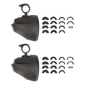 UNLOADED PAIR 8" CAN SPEAKER PODS