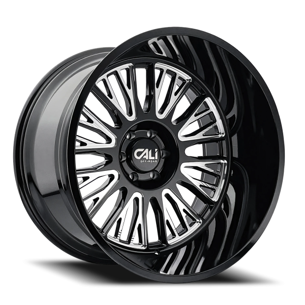 CALI VERTEX 9116 BLACK MILLED 20X10 5x139.7 -25MM 87.1MM
