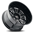 CALI VERTEX 9116 BLACK MILLED 20X10 5x139.7 -25MM 87.1MM