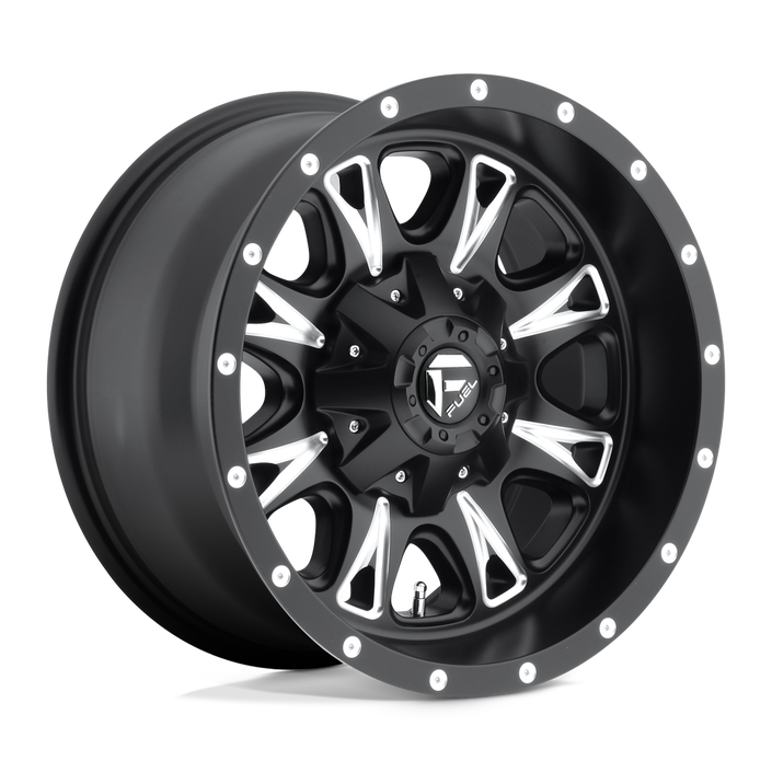 ~(41 lbs. 21X21X13)~ THROTTLE 18x10 8x170.00 MATTE BLACK MILLED (-24 mm)