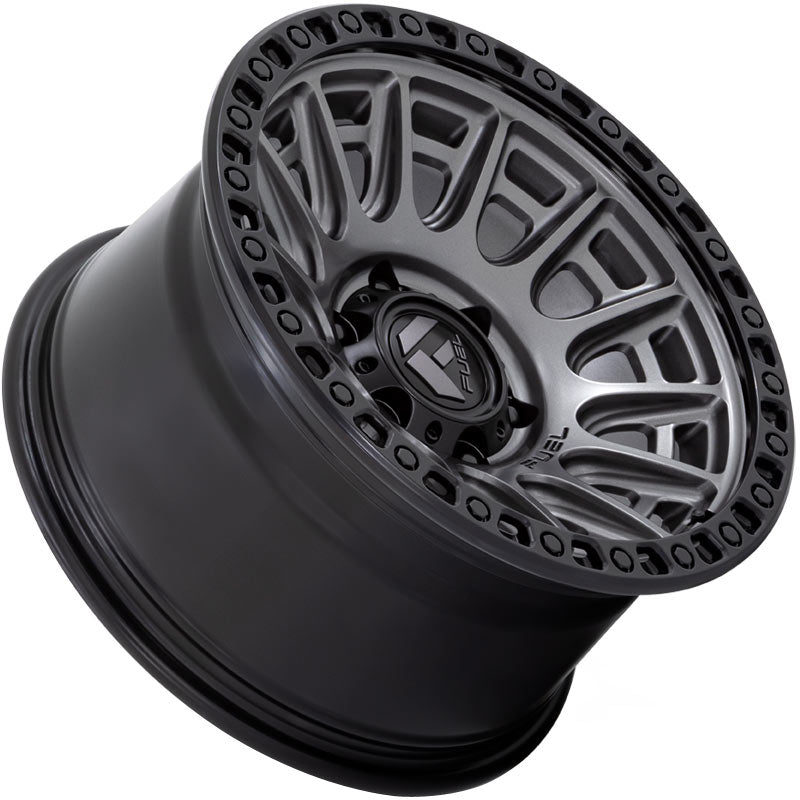 D835 17X9 5X5.0 M-GNMTL-BLK-RG 1MM