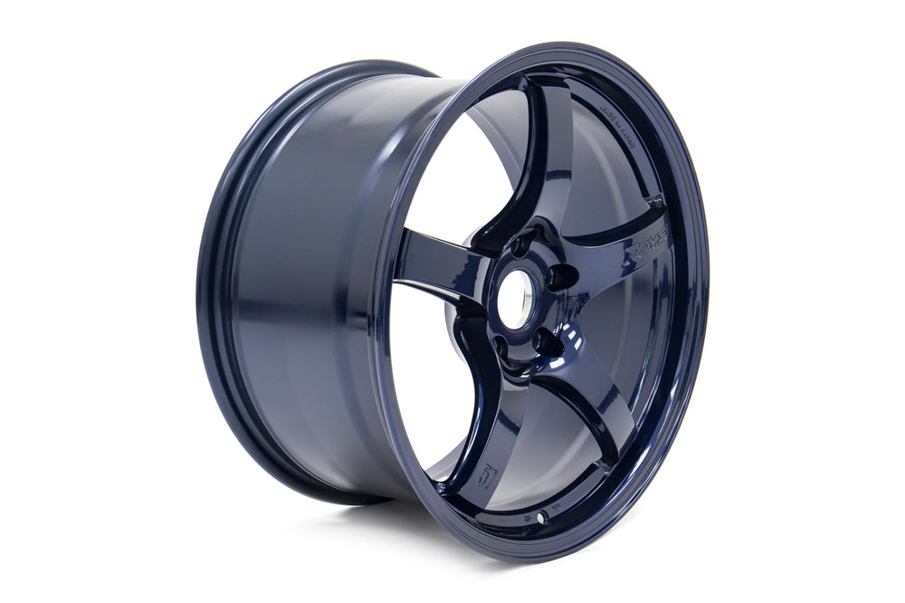 Gram Lights 57CR 18x9.5 +38 5-100 Eternal Blue Pearl Wheel (Minimum Order Quantity 20)