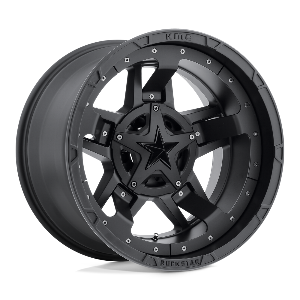 KMC Wheels black auto part