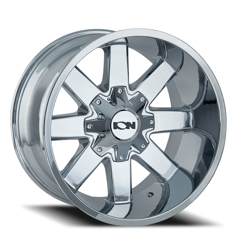 ION 141 20x9 / 8x165.1 BP / 0mm Offset / 130.8mm Hub Chrome Wheel