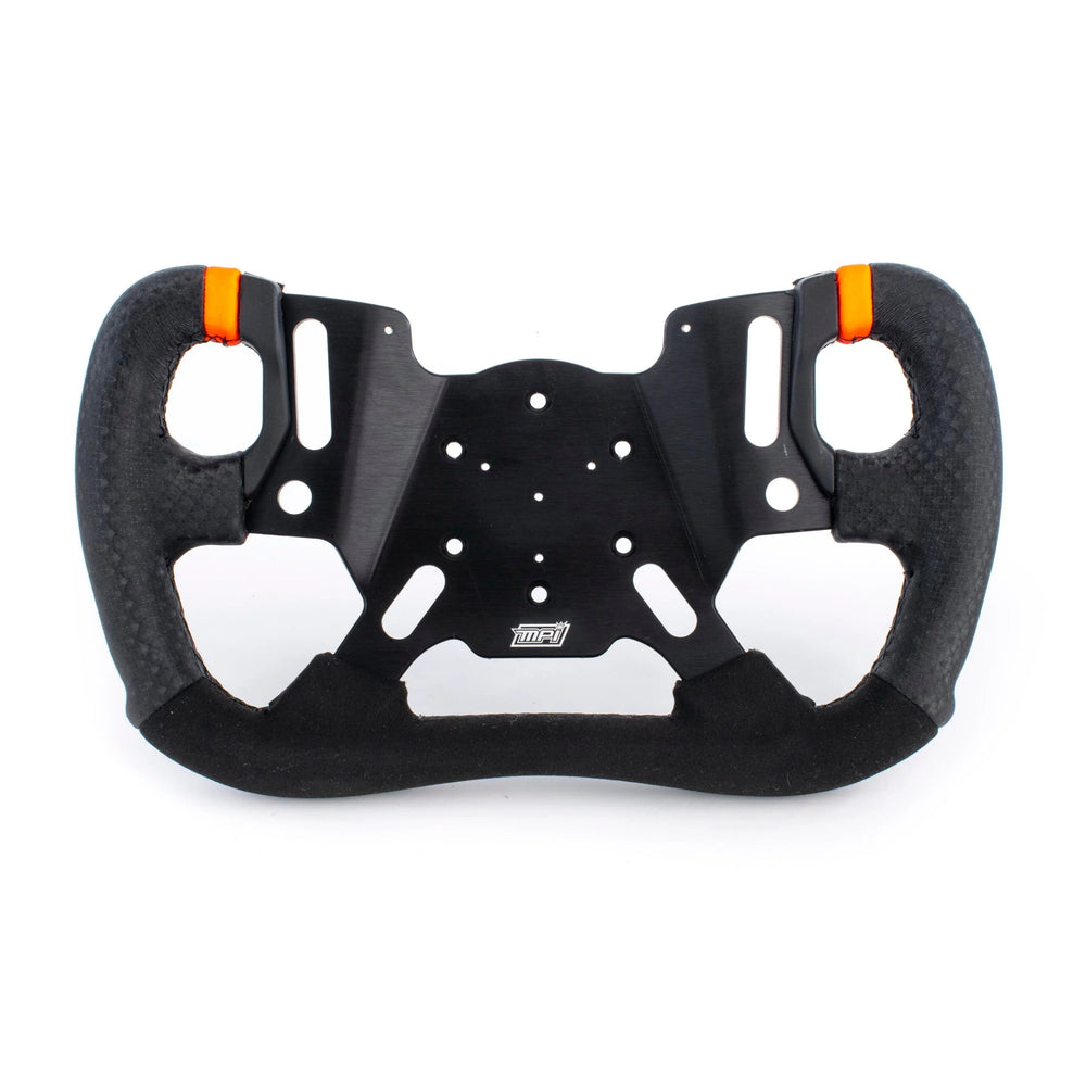 Open Top GT Car Steering Wheel 13in Black