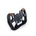 Open Top GT Car Steering Wheel 13in Black