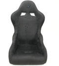 NRG FRP Bucket Seat - Echelon Light Weight - Black Stitching w/ NRG Arrow Embroidery - Large