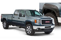Black Boss Pocket/Rivet Style Smooth Finish 4-Piece Fender Flare Set For 2007-2010 GMC Sierra 2500 Hd/3500 Hd (Excludes Dually) Bushwacker