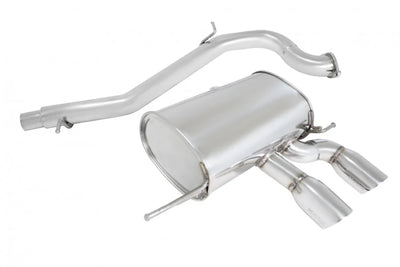 Megan Cat-Back VW Golf R (MK6) Only 12-13 Turbo Type Exhaust Stainless Rolled Tips