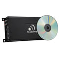 120 WATTS RMS X 4 + 300 WATTS @ 2 OHM FULL RANGE BLUETOOTH 5 CH MARINE AMPLIFIER
