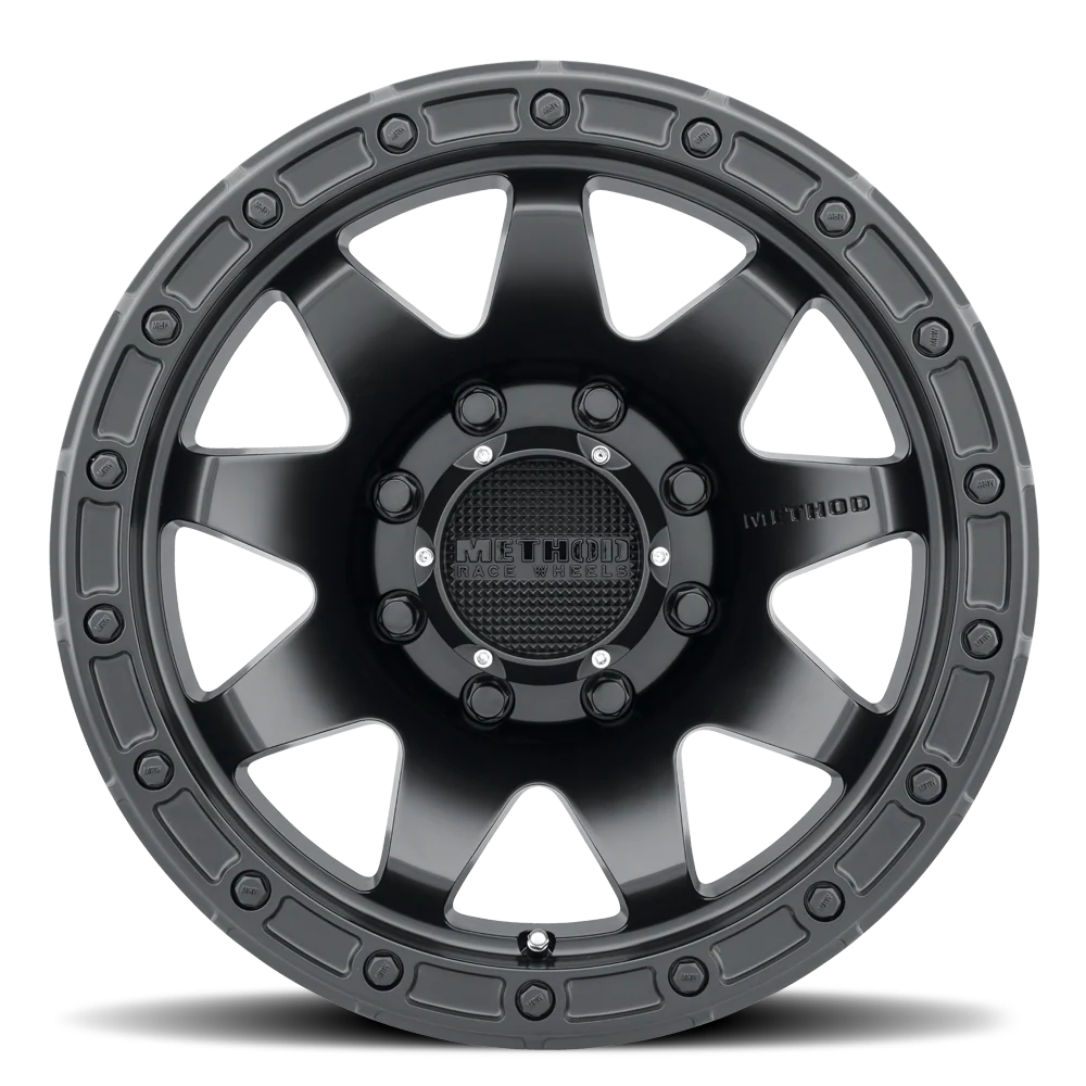 Method MR317 20x9 0mm Offset 6x5.5 106.25mm CB Matte Black Wheel