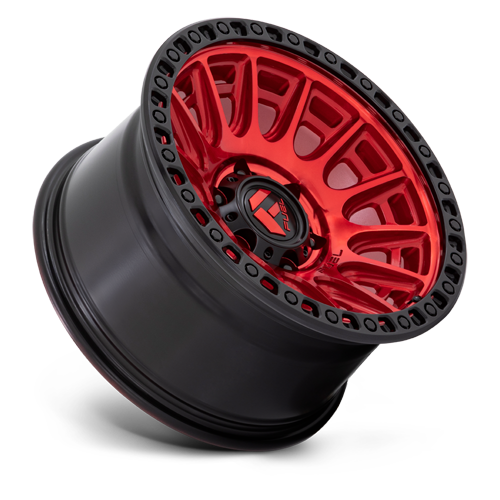 D834 17X9 6X5.5 C-RED-BLK-RG 1MM