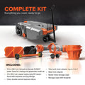 RHINO TOTE TANK W/ FRONT WHEELS 28 GALLON (E/F)