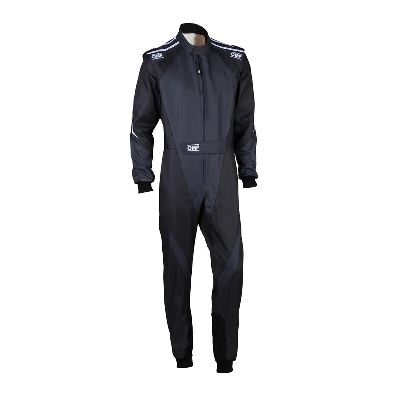 OMP KS-3X OVERALL FIA 8877-2022 (KIDS) BLACK / ANTHRACITE SZ 160