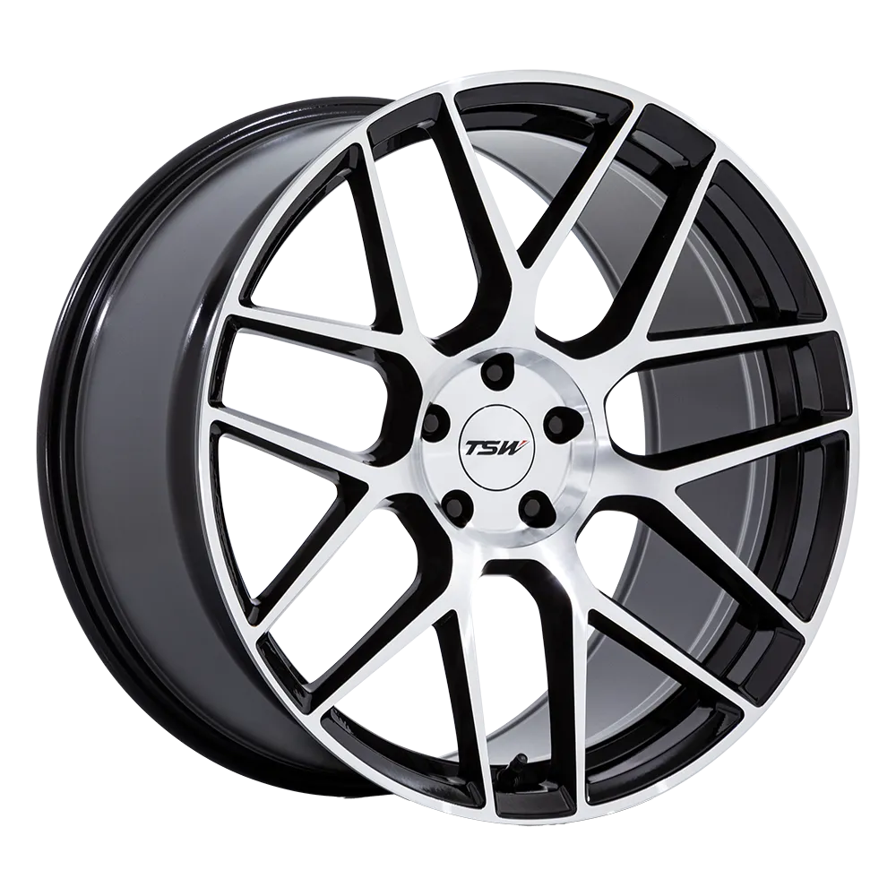 TSW TW002 18X10.5 5X112 G-BLK-MCH 35MM - TW002BD18055735