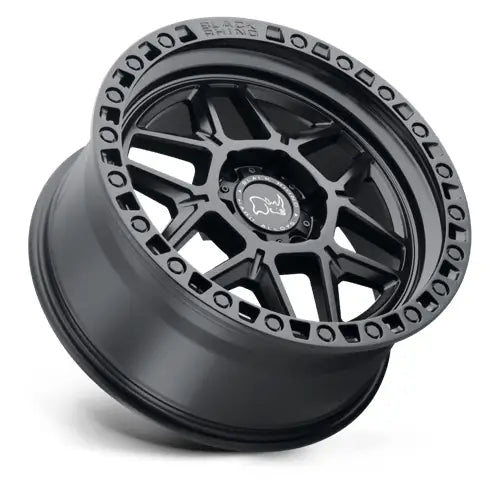 KELSO 18X9.0 5/139.7 ET00 CB78.1 MATTE BLK W/BLK BOLTS