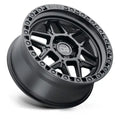 KELSO 18X9.0 5/139.7 ET00 CB78.1 MATTE BLK W/BLK BOLTS