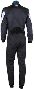 OMP KS-3X OVERALL FIA 8877-2022 (KIDS) BLACK / ANTHRACITE SZ 130