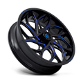 D778 22X7 4X156 G-BLK-MILL-BLU 00MM