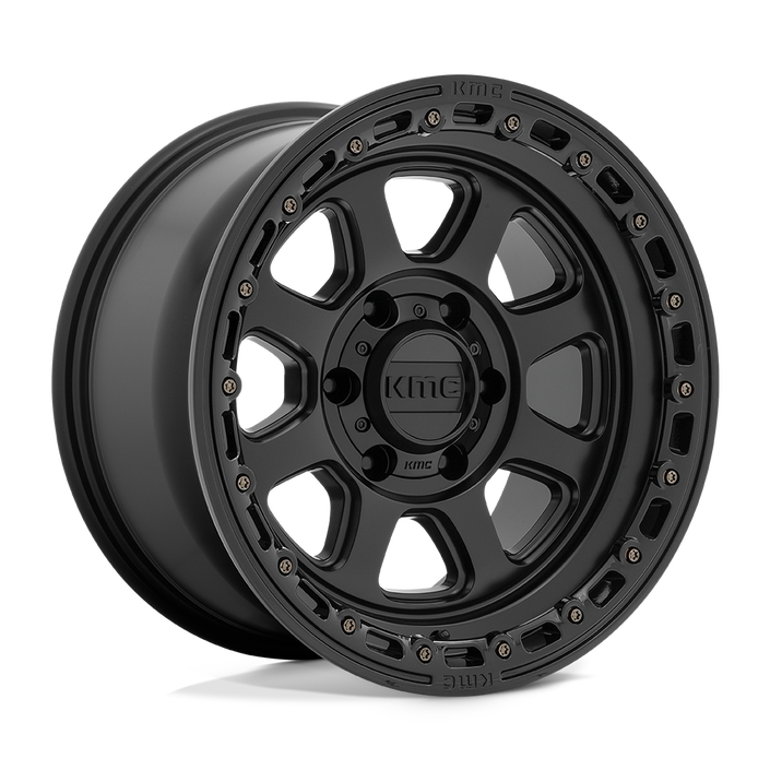 CHASE 20X9 8X170 18MM SATIN BLACK W/ GLOSS BLACK LIP