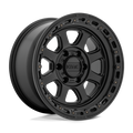 KMC Wheels black auto part