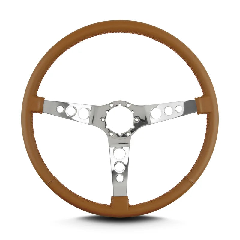 HOT ROD 15IN POLISHED THIN GRIP CARAMEL