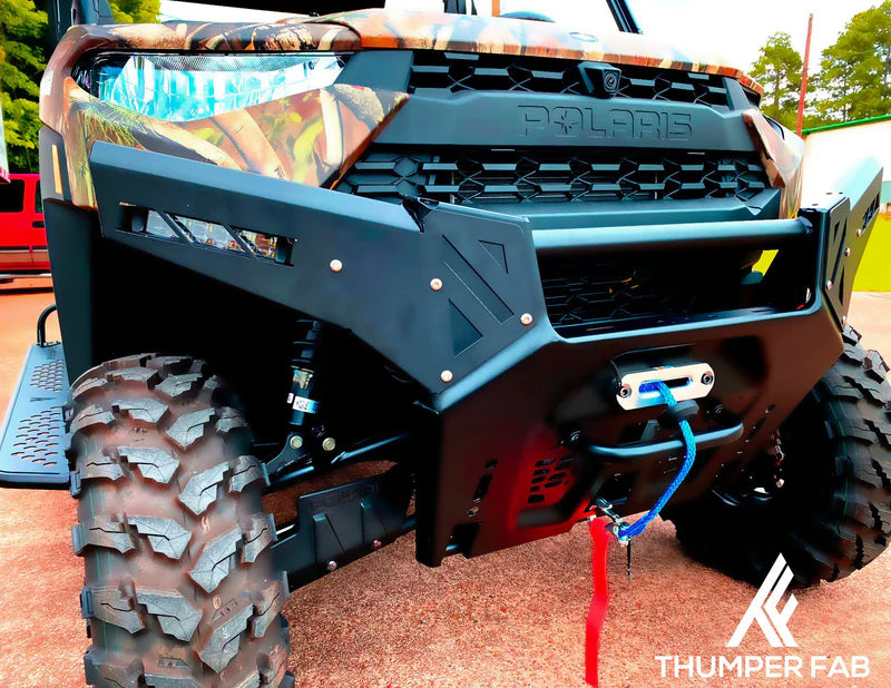 2018C POLARIS RANGER FACTORY FRONT BUMPER LIGHT KIT BLACK