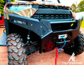 2018C POLARIS RANGER FACTORY FRONT BUMPER LIGHT KIT BLACK