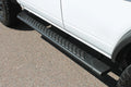 21C BRONCO 4DOOR 5 IN OEM STYLE FULL TREAD SLIDE TRACK RUNNING BOARDS BLACK TEXTURED ALUMINUM