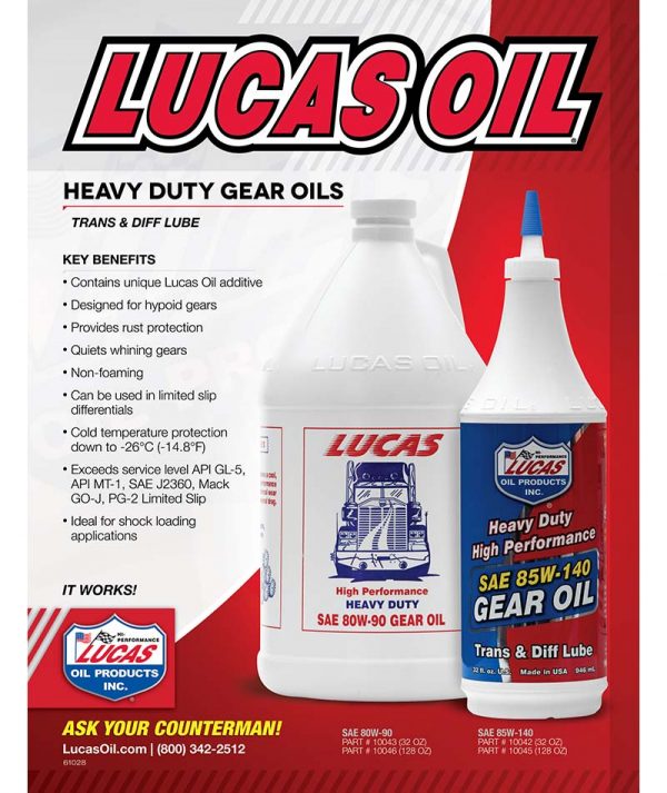 SAE 80W90 GEAR OIL/1X1/16 GALLON KEG