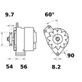 Alternator MG 457