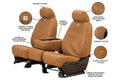 Covercraft 19-24 Chevrolet Silverado Carhartt SeatSaver Custom Front Row Seat Covers - Brown