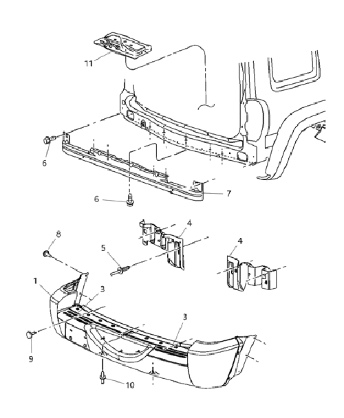 RR BMPR COVER LIBERTY 0506 (OE)