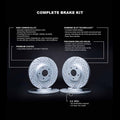 R1 Concepts Brake Rotor- Carbon D/S Fits Lexus ES300