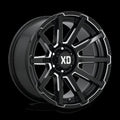 KMC Wheels black auto part